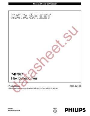 N74F367D,602 datasheet  